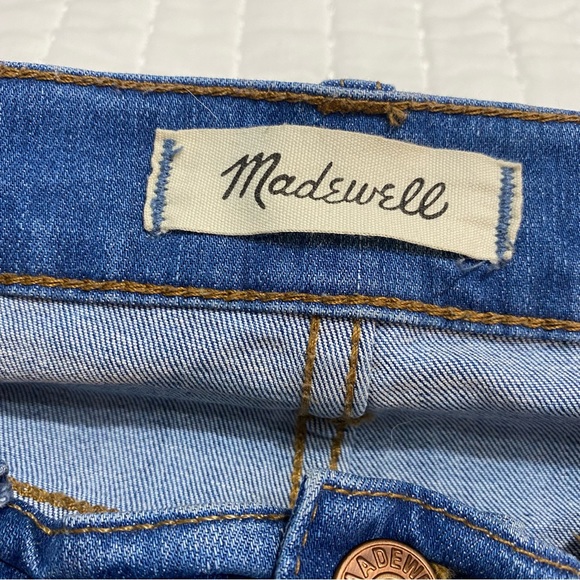 Madewell Cali Demi-Boot Jeans Button-Front Edition Medium Wash Size 26 - Picture 8 of 14